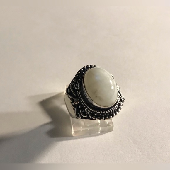 Stampd 925 Sterling Silver Moonstone Ring
